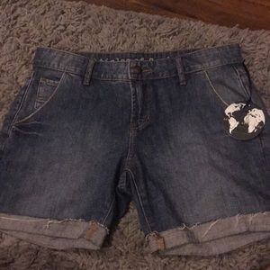 Articles of society blue jean shorts
